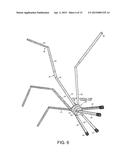 Compact, Collapsible, Swivel Camping Chair diagram and image