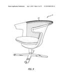 Conforming Back for a Seating Unit diagram and image