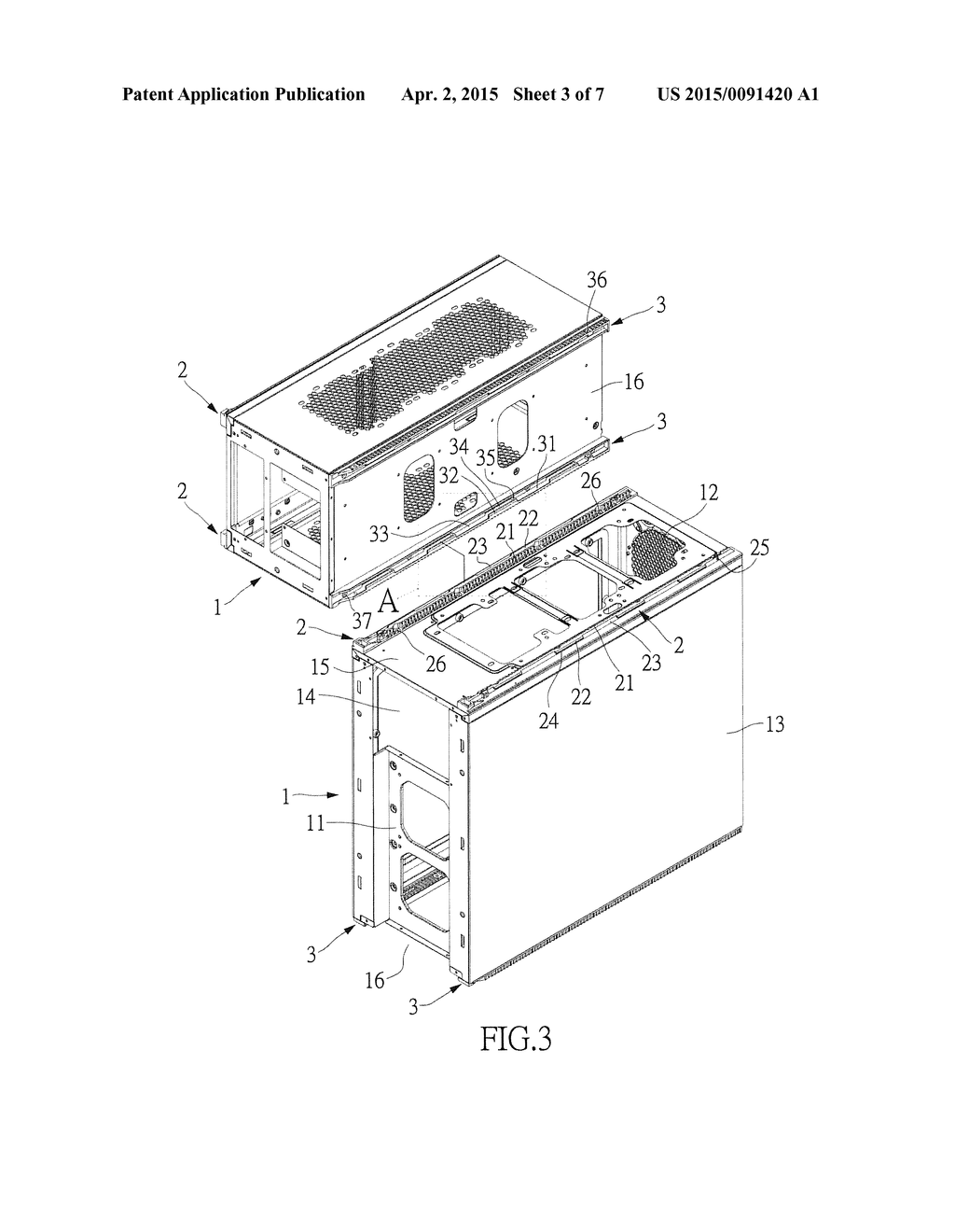 STACKABLE COMPUTER HOUSING ASSEMBLY - diagram, schematic, and image 04