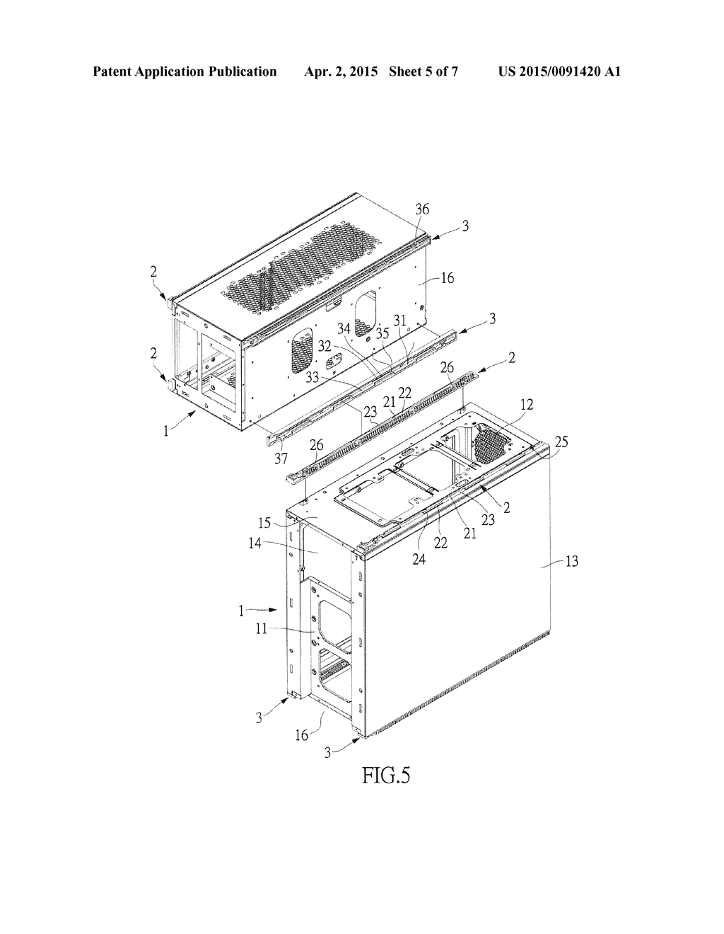 STACKABLE COMPUTER HOUSING ASSEMBLY - diagram, schematic, and image 06