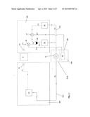 DEVICE FOR MEASURING THE DIELECTRIC AND/OR MAGNETIC PROPERTIES OF A SAMPLE     BY MEANS OF A MICROWAVE TRANSMISSION MEASUREMENT diagram and image