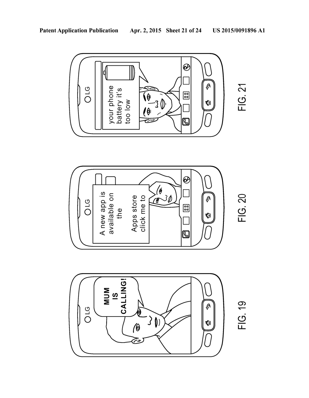 METHOD FOR SHARING EMOTIONS THROUGH THE CREATION OF THREE DIMENSIONAL     AVATARS AND THEIR INTERACTION - diagram, schematic, and image 22