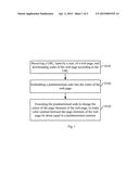 METHOD AND DEVICE FOR BROWSING WEB UNDER WEAK LIGHT WITH MOBILE TERMINAL     BROWSER diagram and image