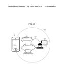 INFORMATION PROVIDING DEVICE, IMAGE FORMING DEVICE, AND TRANSMISSION     SYSTEM FOR PROVIDING IMAGE DATA TO A TRANSMISSION TERMINAL THAT PERFORMS     VIDEO COMMUNICATION diagram and image