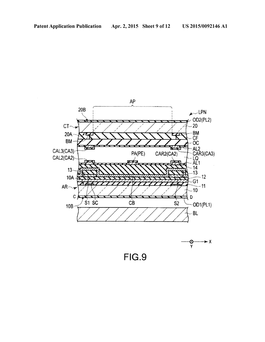 LIQUID CRYSTAL DISPLAY DEVICE - diagram, schematic, and image 10