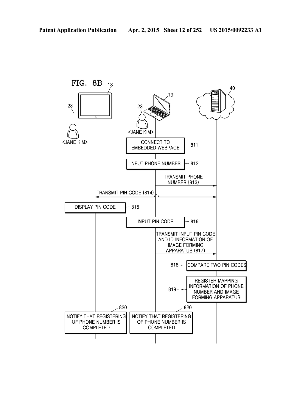 SYSTEM AND METHOD FOR PROVIDING CLOUD PRINTING SERVICE - diagram, schematic, and image 13