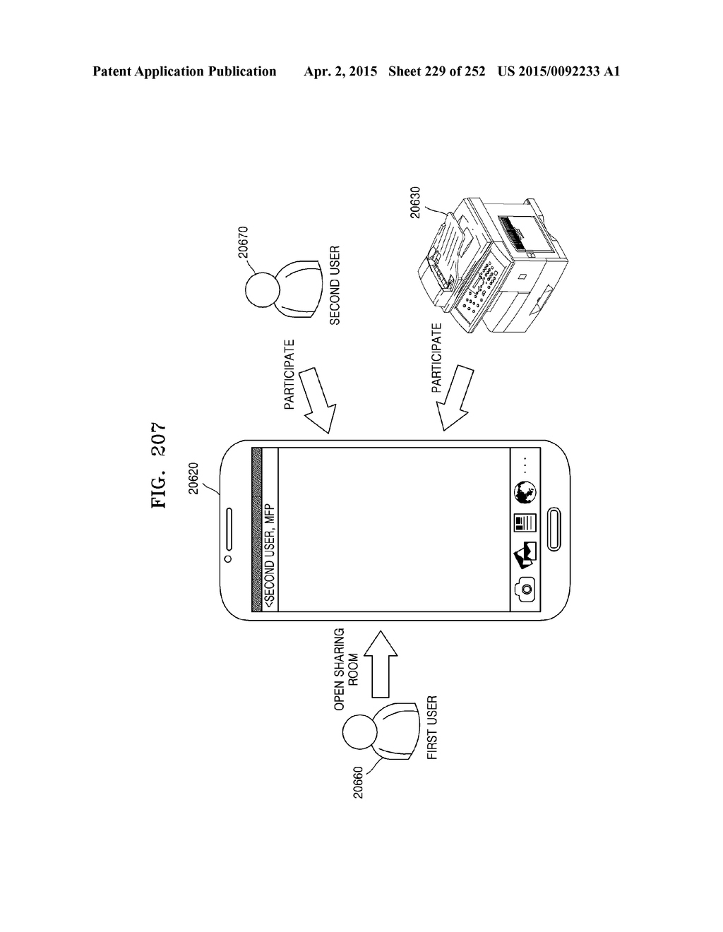 SYSTEM AND METHOD FOR PROVIDING CLOUD PRINTING SERVICE - diagram, schematic, and image 230