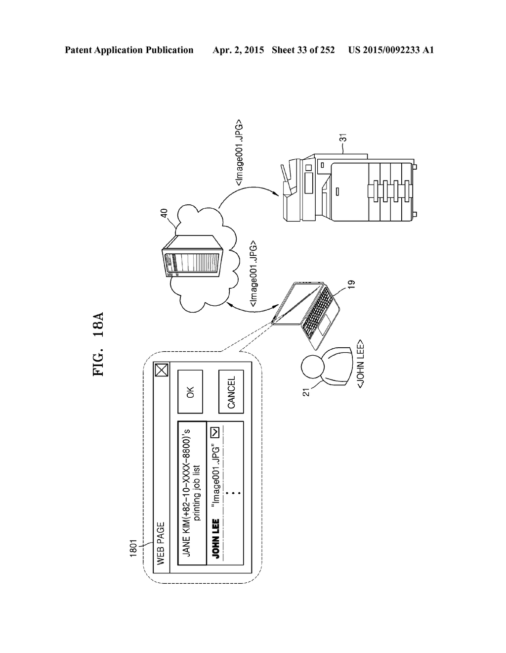 SYSTEM AND METHOD FOR PROVIDING CLOUD PRINTING SERVICE - diagram, schematic, and image 34