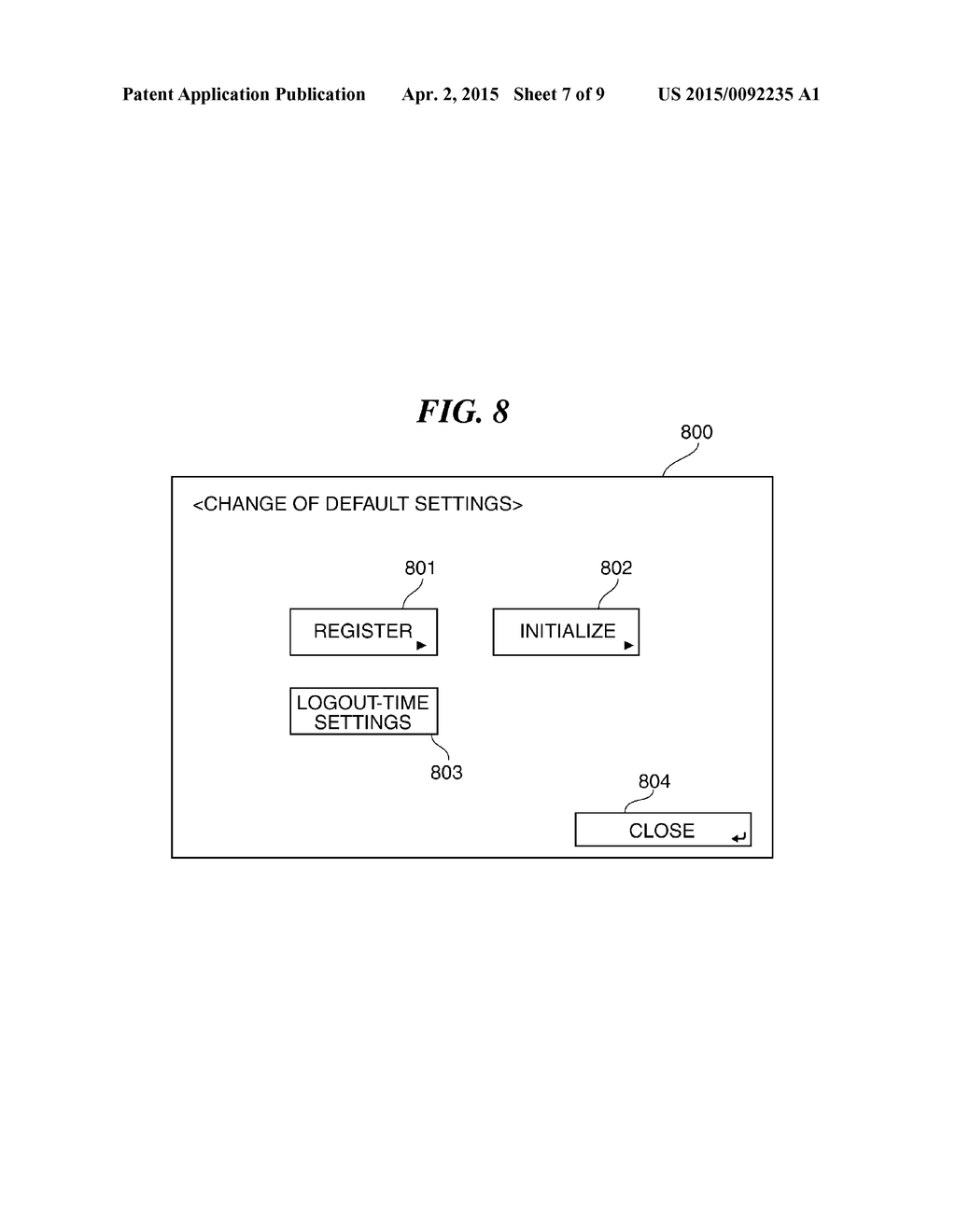 IMAGE FORMING APPARATUS CAPABLE OF SETTING INITIAL DISPLAY SCREEN, METHOD     OF CONTROLLING THE SAME, AND STORAGE MEDIUM - diagram, schematic, and image 08