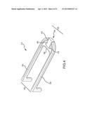 PULL TAB WITH EXCHANGEABLE IDENTIFICATION MARKER FOR PLUGGABLE     COMMUNICATIONS MODULES diagram and image