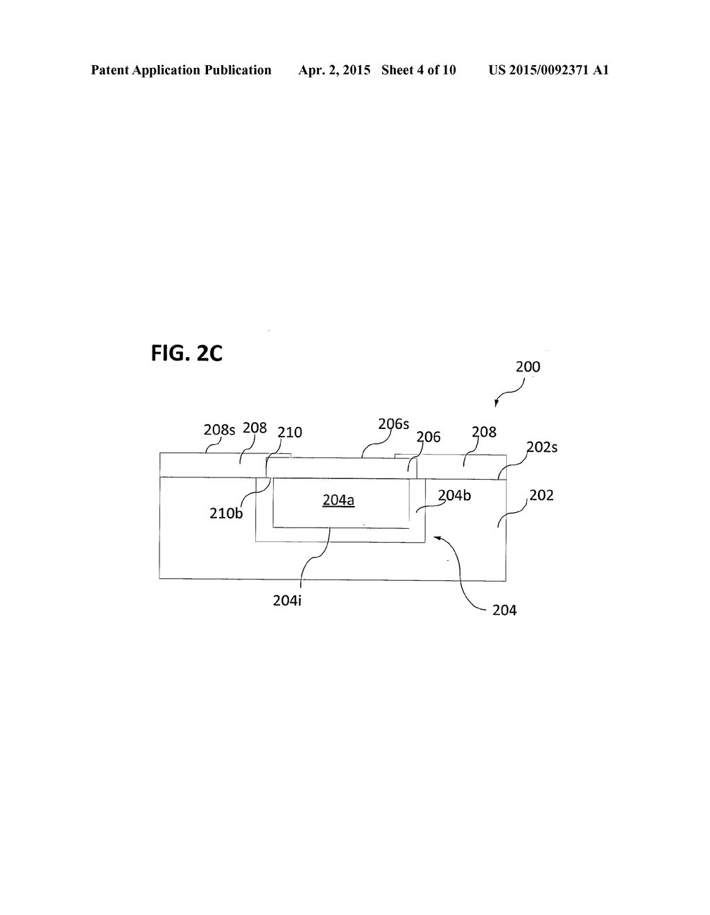 CONTACT PAD STRUCTURE, AN ELECTRONIC COMPONENT, AND A METHOD FOR     MANUFACTURING A CONTACT PAD STRUCTURE - diagram, schematic, and image 05