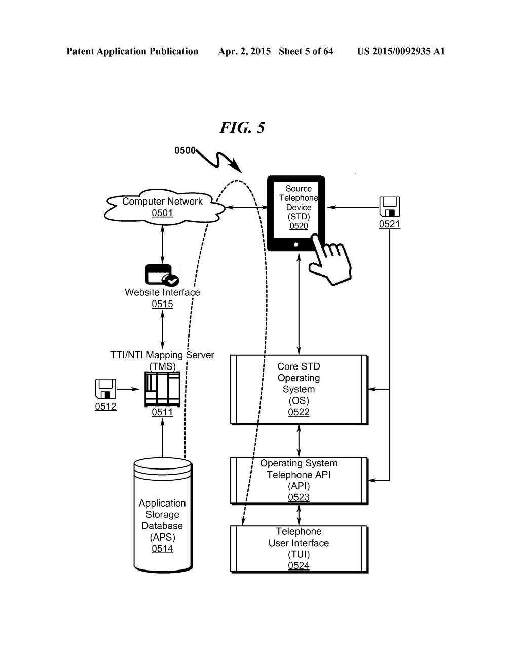 Telecommunications Addressing System and Method - diagram, schematic, and image 06