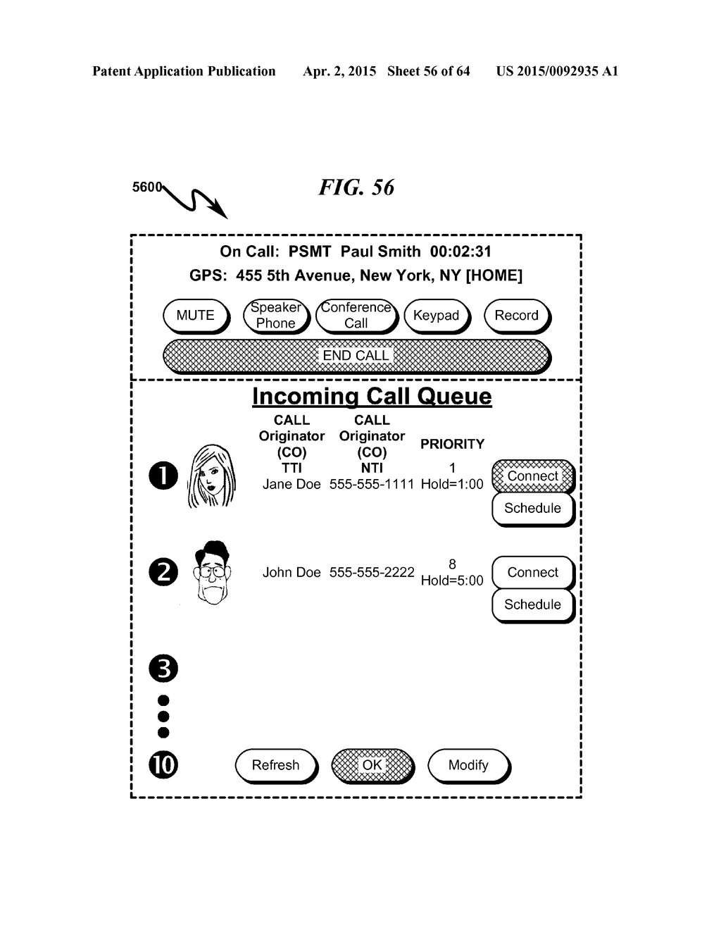 Telecommunications Addressing System and Method - diagram, schematic, and image 57