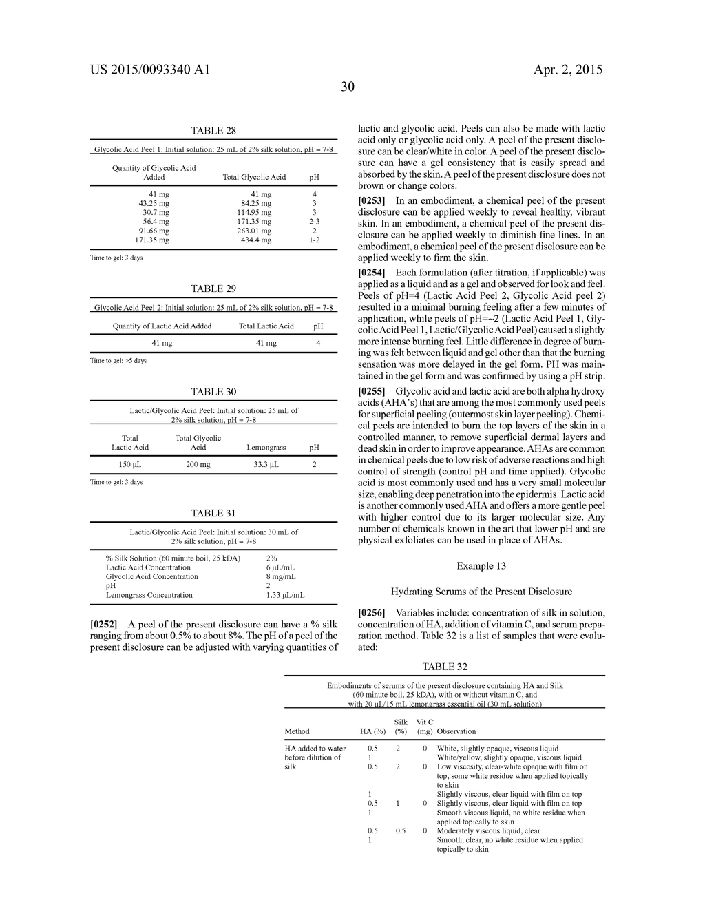 SILK PROTEIN FRAGMENT COMPOSITIONS AND ARTICLES MANUFACTURED THEREFROM - diagram, schematic, and image 136