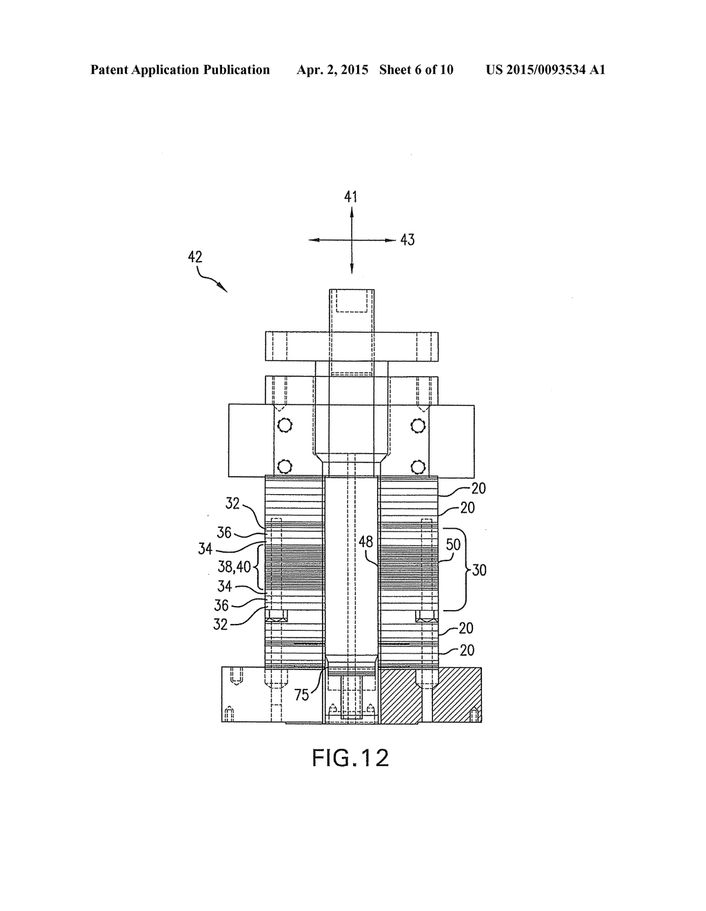 LAYER SEQUENCE REPEATER MODULE FOR A MODULAR DISK CO-EXTRUSION DIE AND     PRODUCTS THEREOF - diagram, schematic, and image 07