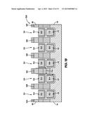 DOUBLE GATED 4F2 DRAM CHC CELL AND METHODS OF FABRICATING THE SAME diagram and image