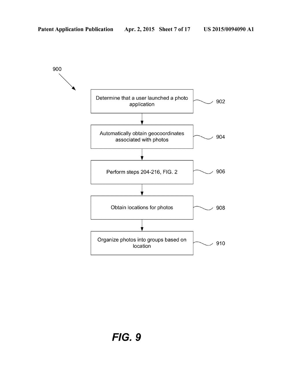 CACHING OF LOCATIONS ON A DEVICE - diagram, schematic, and image 08