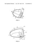 GOLF CLUB HEAD WITH STIFFENING MEMBER diagram and image