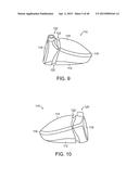 GOLF CLUB HEAD WITH STIFFENING MEMBER diagram and image