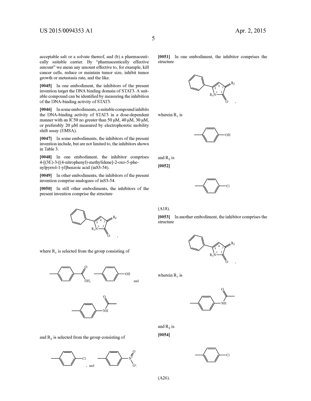 Inhibitors Targeting the DNA-Binding Domain of Human STAT3 for Treatment     of Metastatic Cancers - diagram, schematic, and image 29