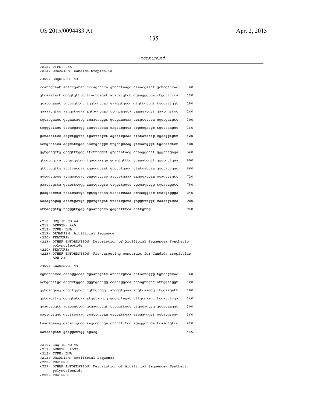 BIOTRANSFORMATION USING GENETICALLY MODIFIED CANDIDA - diagram, schematic, and image 164