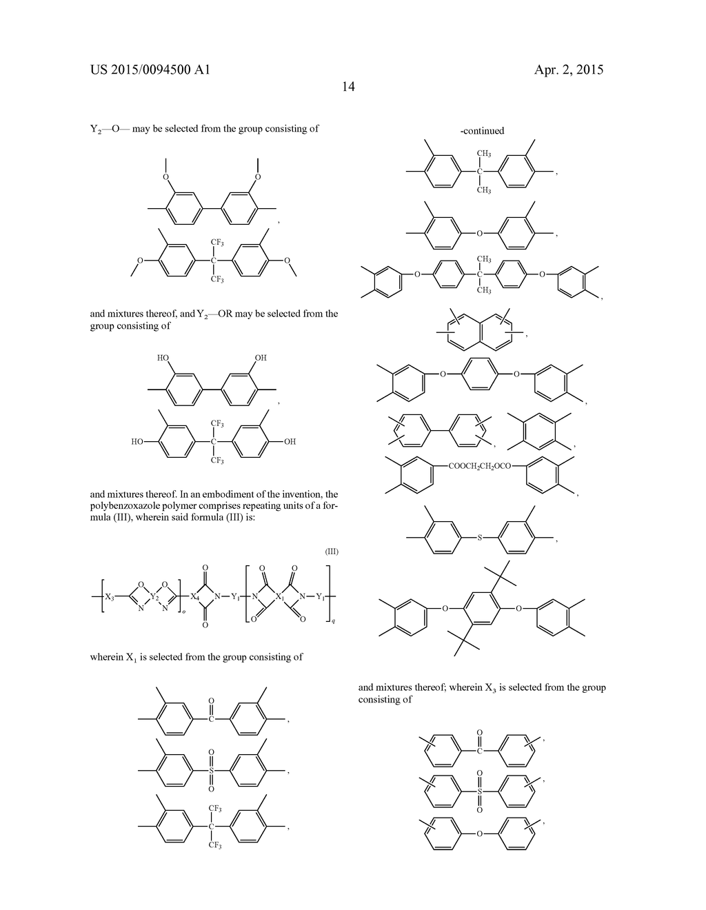 POLYBENZOXAZOLE MEMBRANES FROM SELF-CROSS-LINKABLE AROMATIC POLYIMIDE     MEMBRANES - diagram, schematic, and image 15