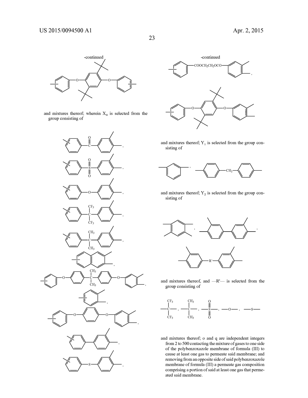 POLYBENZOXAZOLE MEMBRANES FROM SELF-CROSS-LINKABLE AROMATIC POLYIMIDE     MEMBRANES - diagram, schematic, and image 24