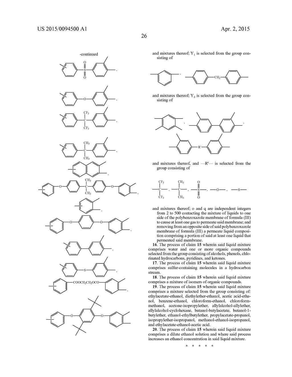 POLYBENZOXAZOLE MEMBRANES FROM SELF-CROSS-LINKABLE AROMATIC POLYIMIDE     MEMBRANES - diagram, schematic, and image 27
