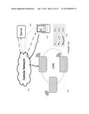 Media System Access via Cellular Network diagram and image