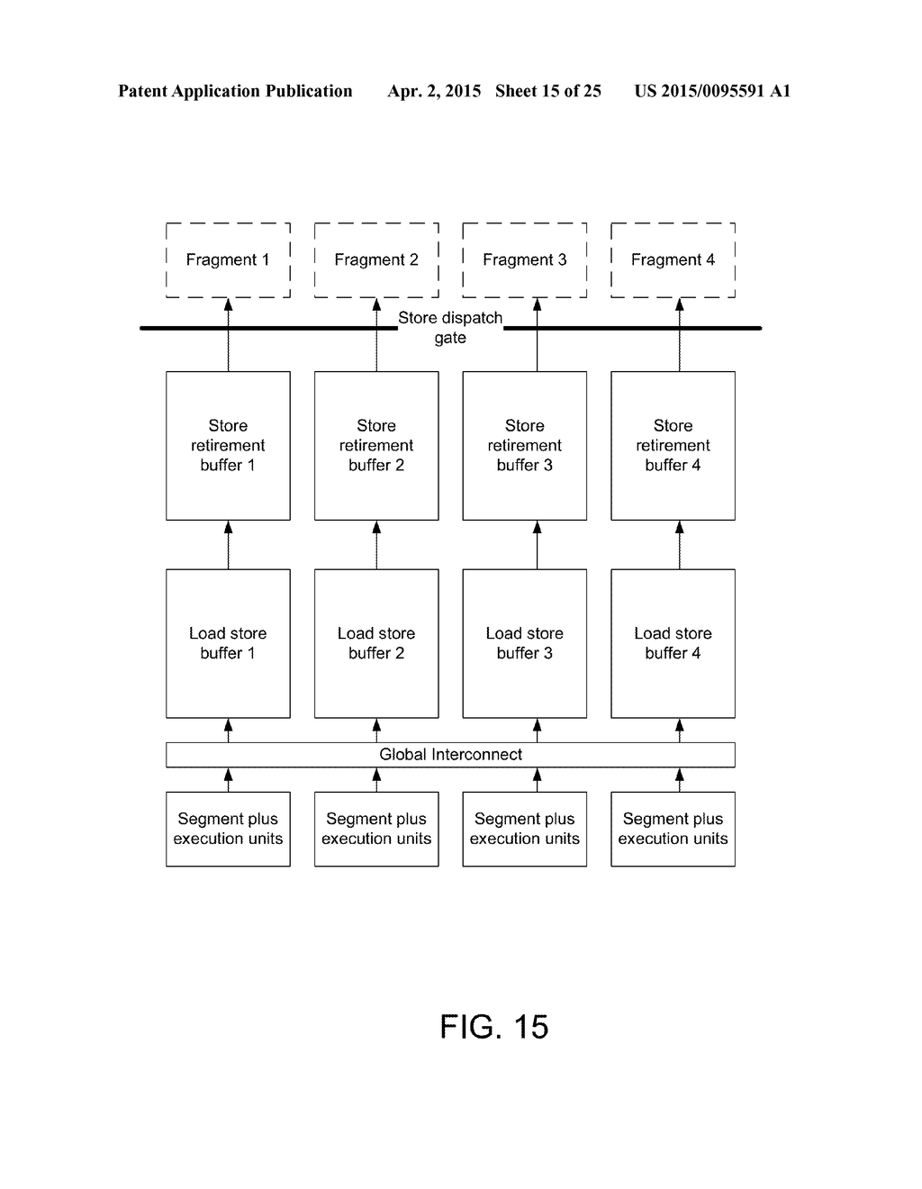 METHOD AND SYSTEM FOR FILTERING THE STORES TO PREVENT ALL STORES FROM     HAVING TO SNOOP CHECK AGAINST ALL WORDS OF A CACHE - diagram, schematic, and image 16