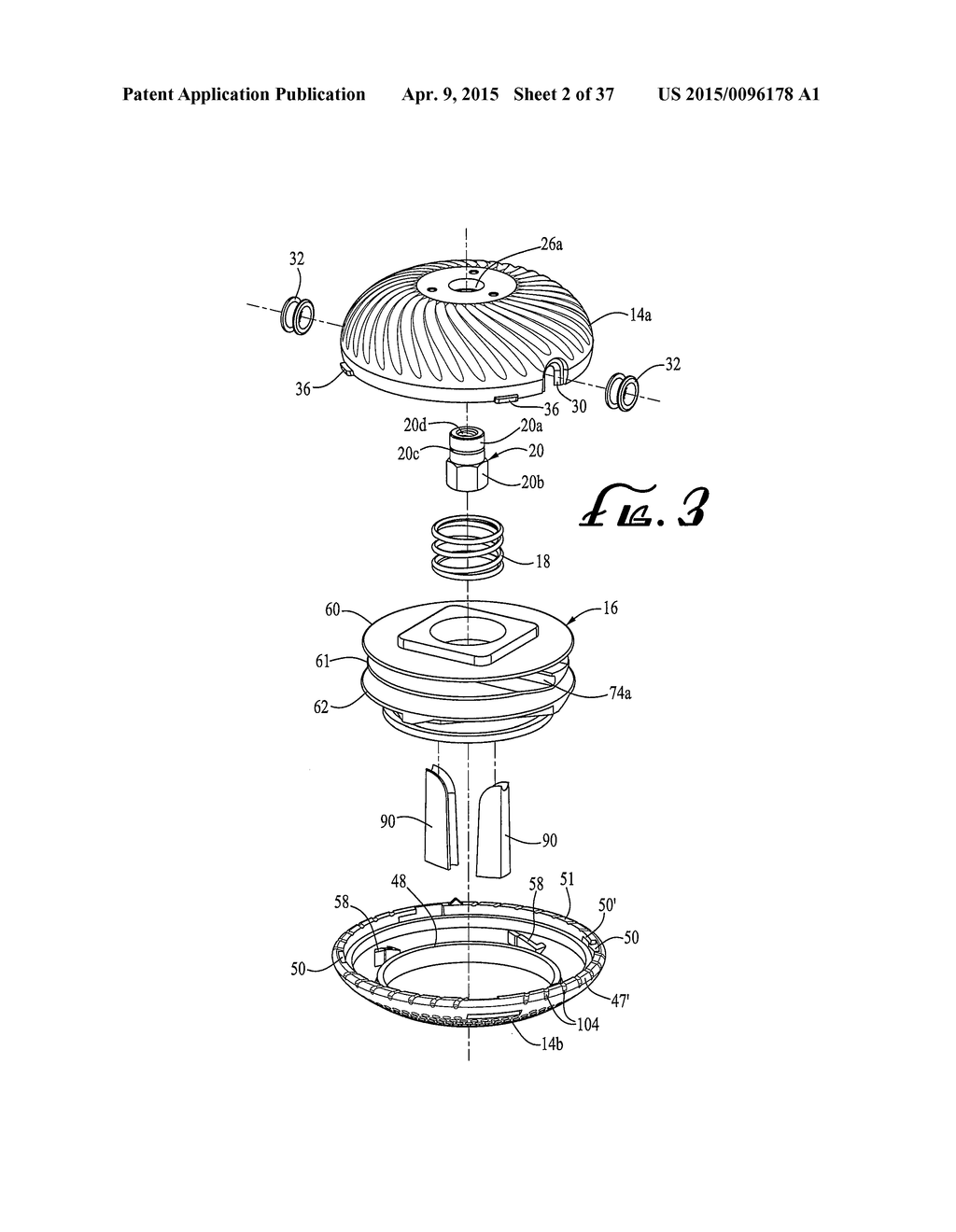 Aerodynamic Trimmer Head For Use In Flexible Line Rotary Trimmers - diagram, schematic, and image 03