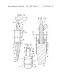 GROUND ANCHOR FOR FLEXIBLE DELINEATOR diagram and image