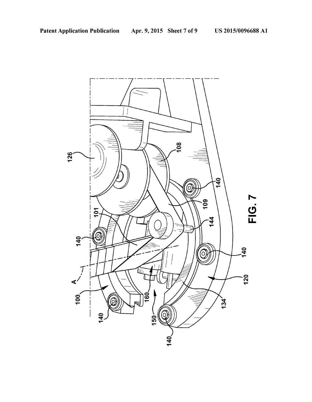 HAND-CARRIED TAPING MACHINE WITH NON-POWERED GUIDE SYSTEM - diagram, schematic, and image 08