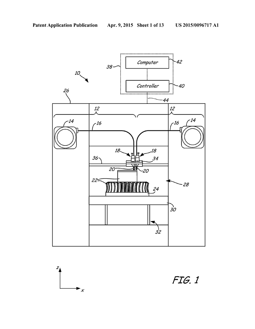 LIQUEFIER ASSEMBLY FOR ADDITIVE MANUFACTURING SYSTEMS, AND METHODS OF USE     THEREOF - diagram, schematic, and image 02