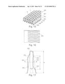 CORRUGATED FIN AND METHOD FOR PRODUCING IT diagram and image