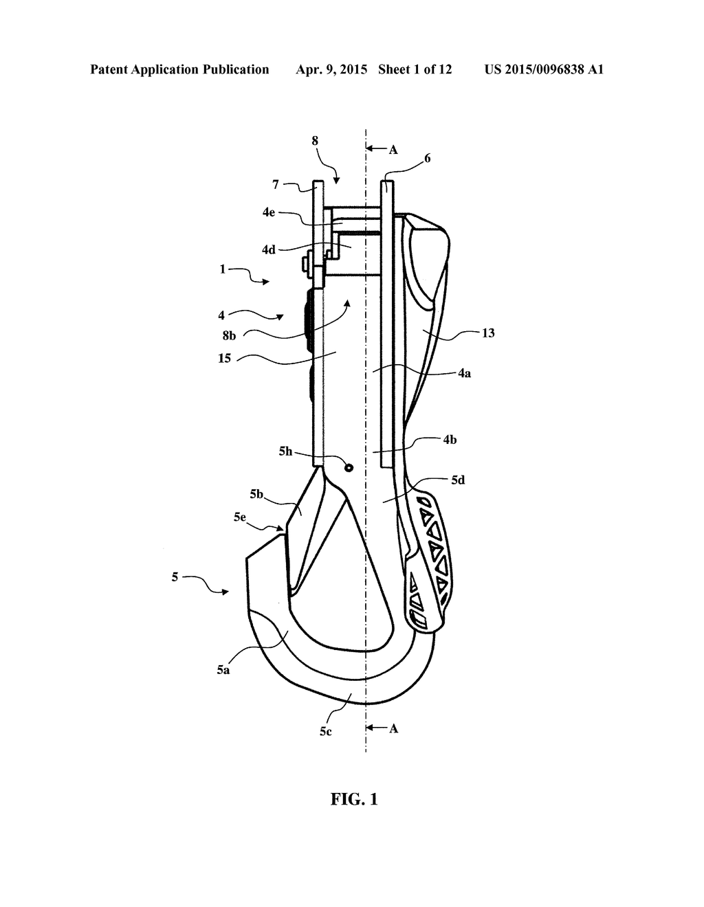 SELF-BLOCKING DESCENDER-BELAY DEVICE - diagram, schematic, and image 02