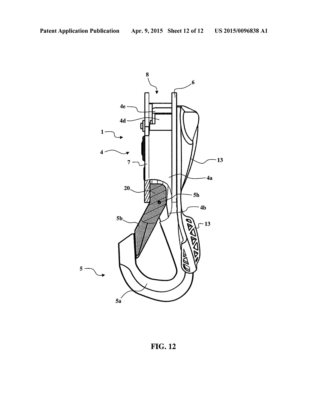 SELF-BLOCKING DESCENDER-BELAY DEVICE - diagram, schematic, and image 13