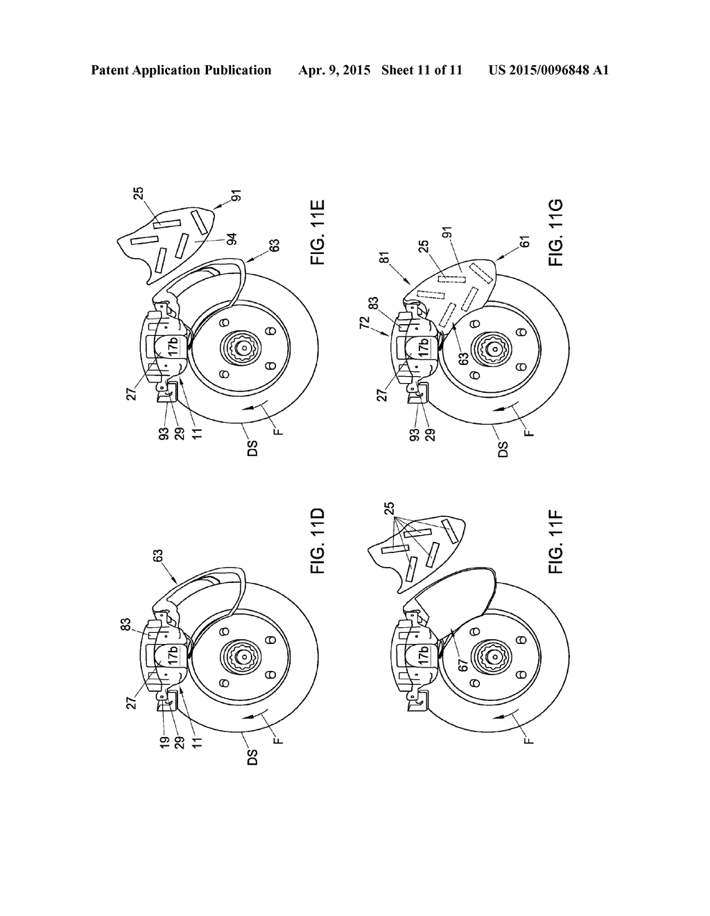 BRAKE PAD ASSMBLY AND METHOD FOR COLLECTING BRAKE PARTICLES - diagram, schematic, and image 12