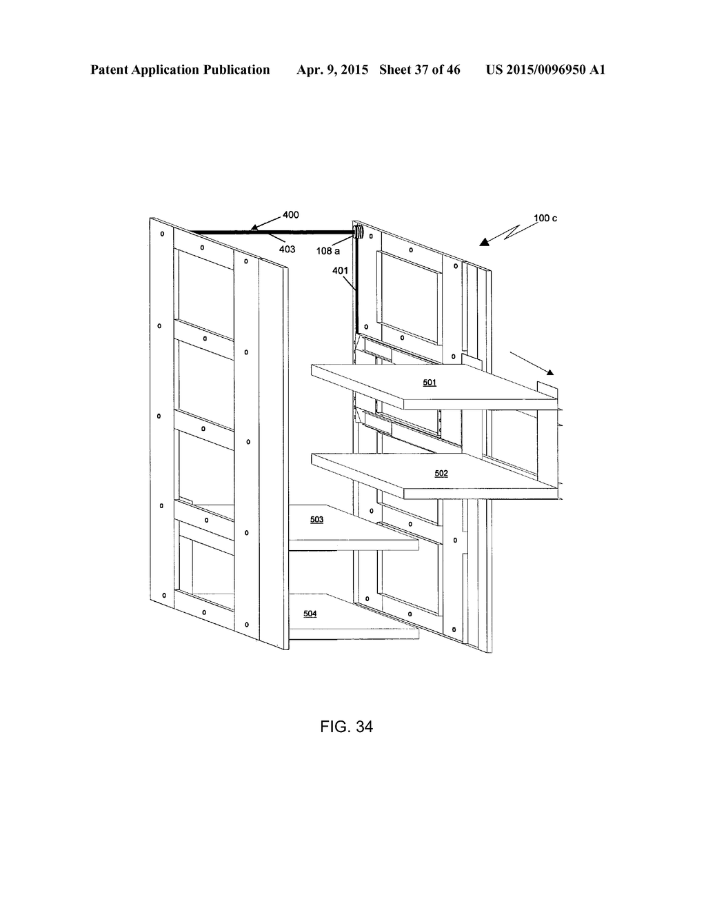 Shelving System With Rotational Functionality - diagram, schematic, and image 38