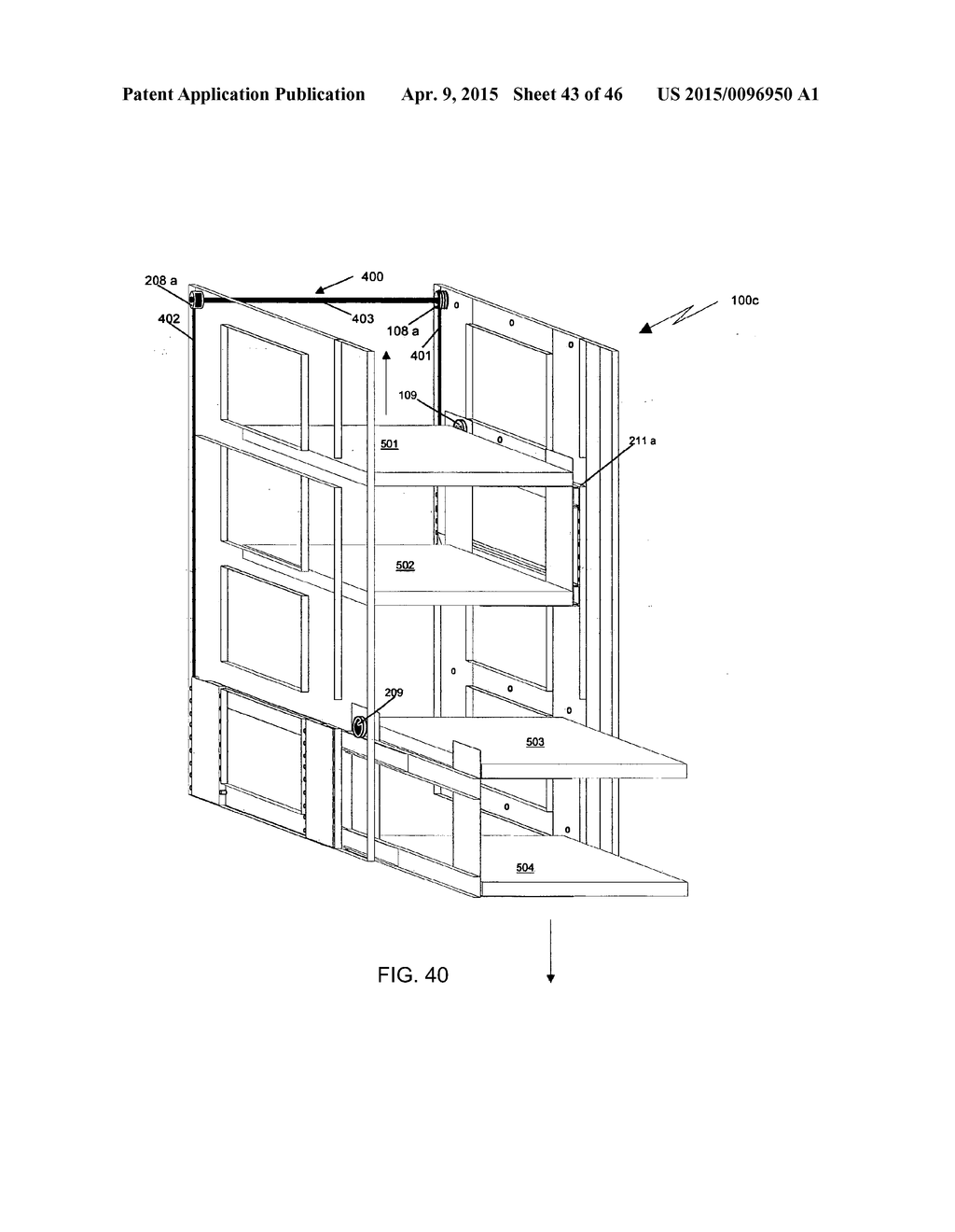 Shelving System With Rotational Functionality - diagram, schematic, and image 44