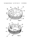 METALLIC BUNG CLOSURE WITH PROTECTIVE PLASTIC LAYER diagram and image