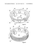 METALLIC BUNG CLOSURE WITH PROTECTIVE PLASTIC LAYER diagram and image