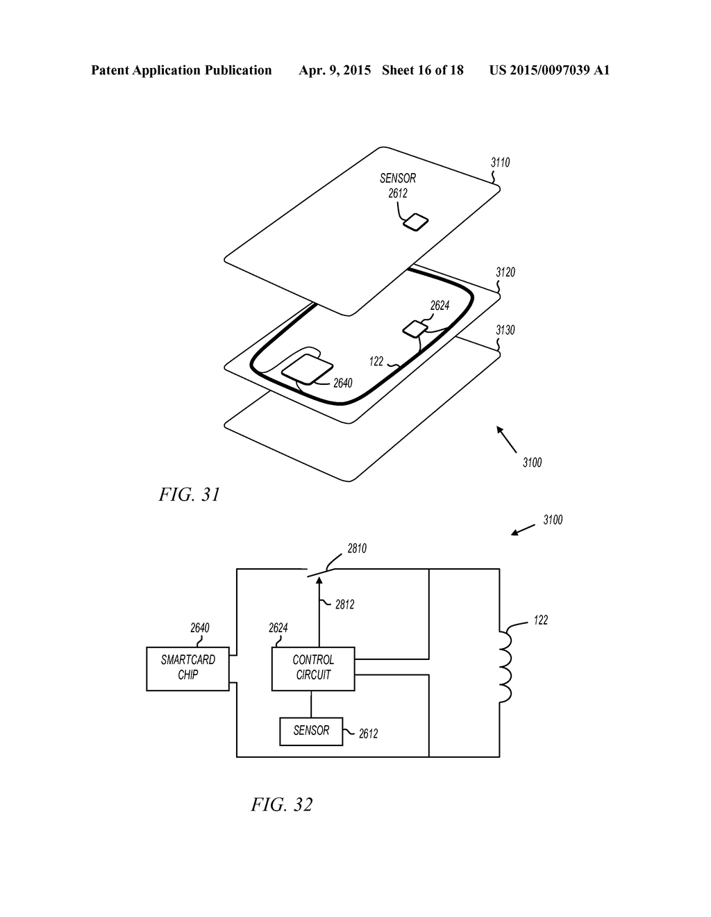 ACTIVE CONTROL SECURE TRANSACTION CARD WITH TUNED COIL - diagram, schematic, and image 17