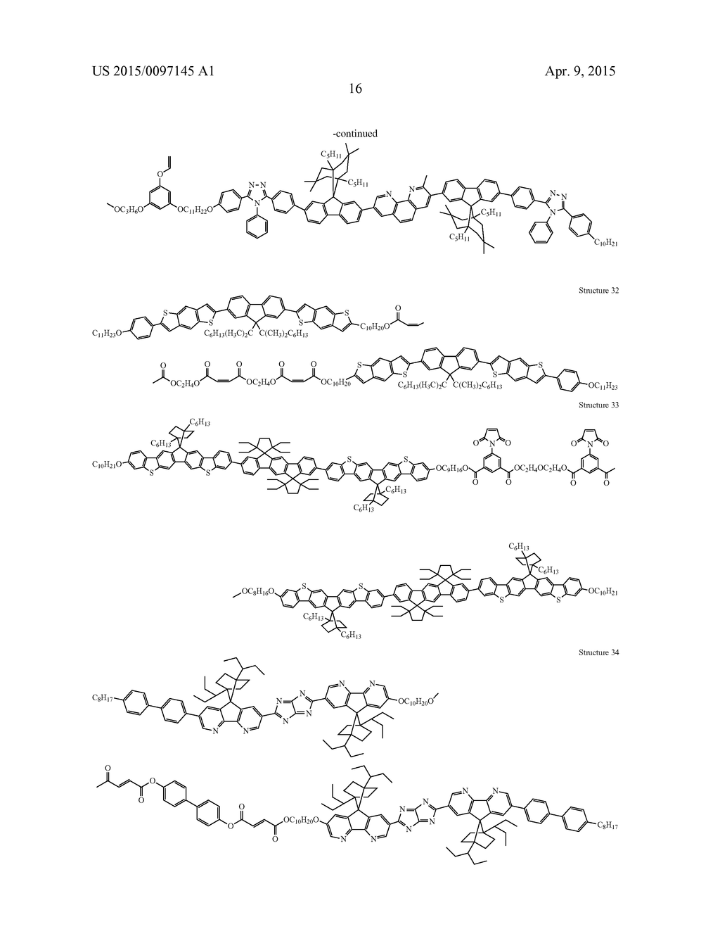 OLIGOMERIC ORGANIC LIGHT EMITTING DIODE (OLED) MATERIALS CONTAINING     MULTIPLE CROSSLINKING FUNCTIONS - diagram, schematic, and image 17