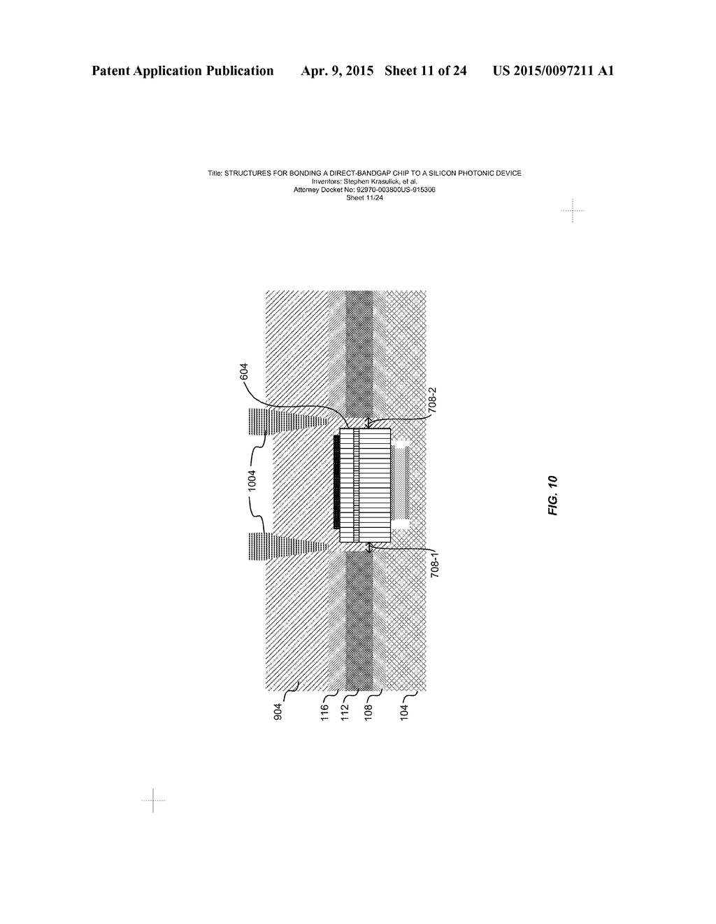 STRUCTURES FOR BONDING A DIRECT-BANDGAP CHIP TO A SILICON PHOTONIC DEVICE - diagram, schematic, and image 12