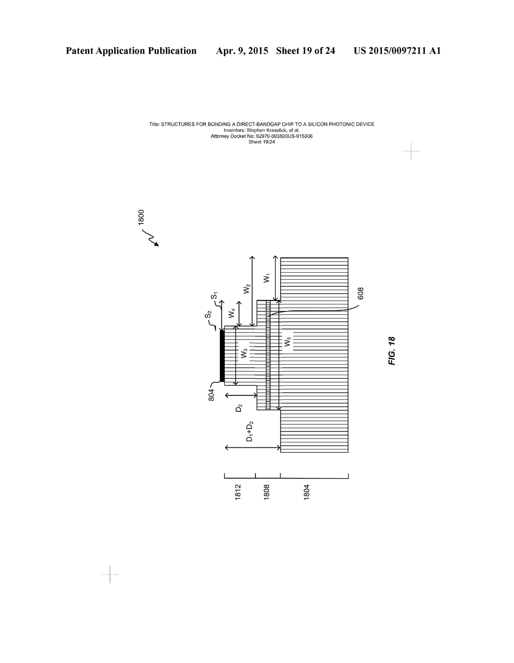 STRUCTURES FOR BONDING A DIRECT-BANDGAP CHIP TO A SILICON PHOTONIC DEVICE - diagram, schematic, and image 20