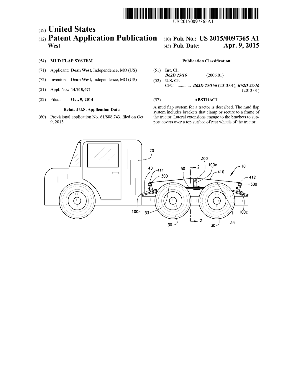 MUD FLAP SYSTEM - diagram, schematic, and image 01