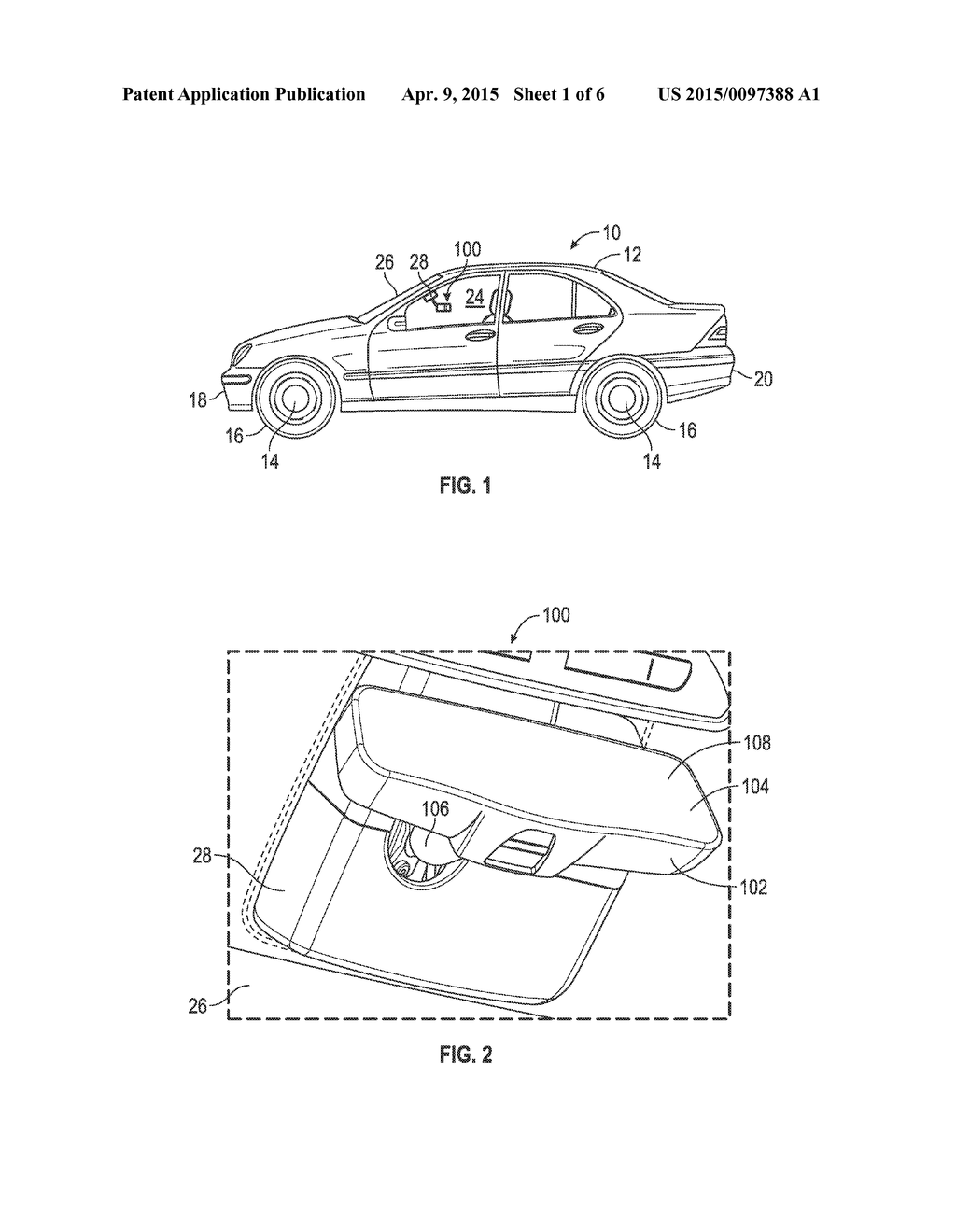 INSIDE REARVIEW MIRROR ASSEMBLY - diagram, schematic, and image 02