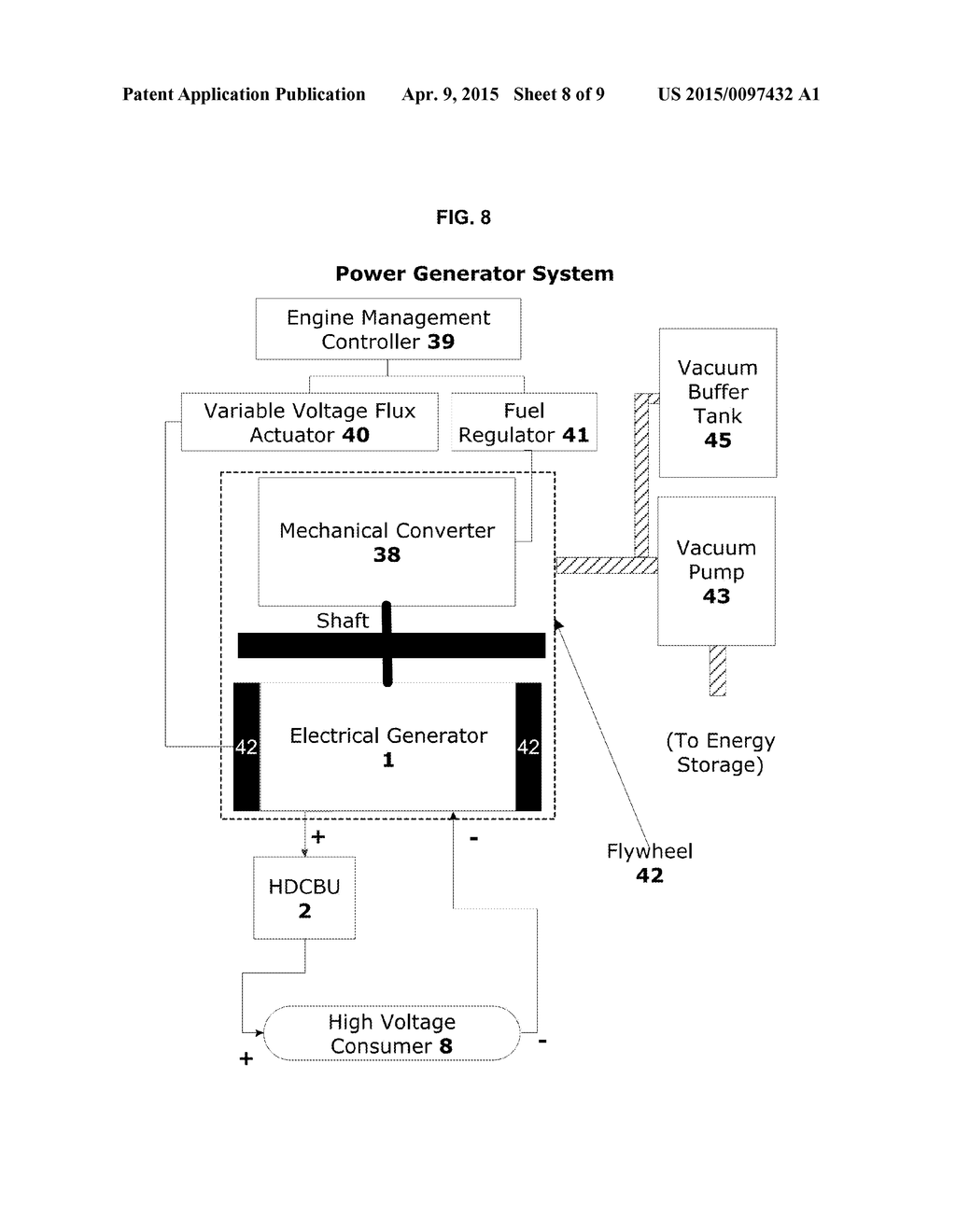 Hybrid Power Generation with Variable Voltage Flux - diagram, schematic, and image 09