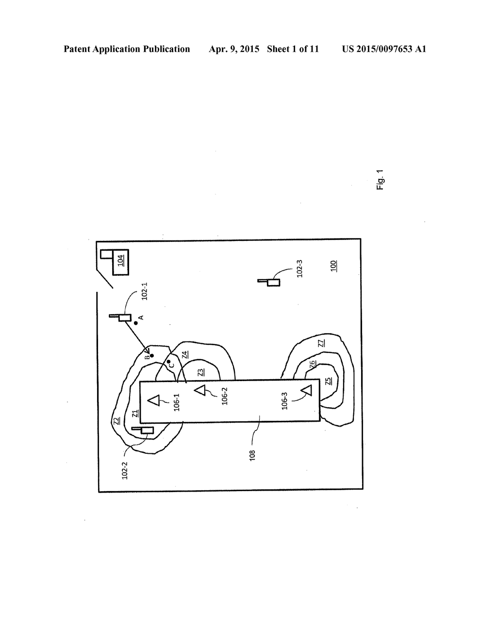 DETERMINATION OF PROXIMITY USING A PLURALITY OF TRANSPONDERS - diagram, schematic, and image 02